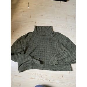 Free people mock neck crop top